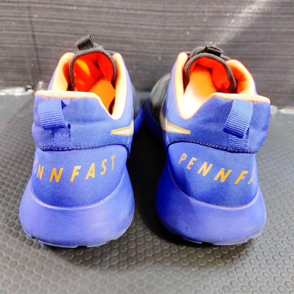 Nike Pennfast Roshe Men Size 10 Running Athletic Shoe Sneaker Blue Orange - Picture 5 of 9